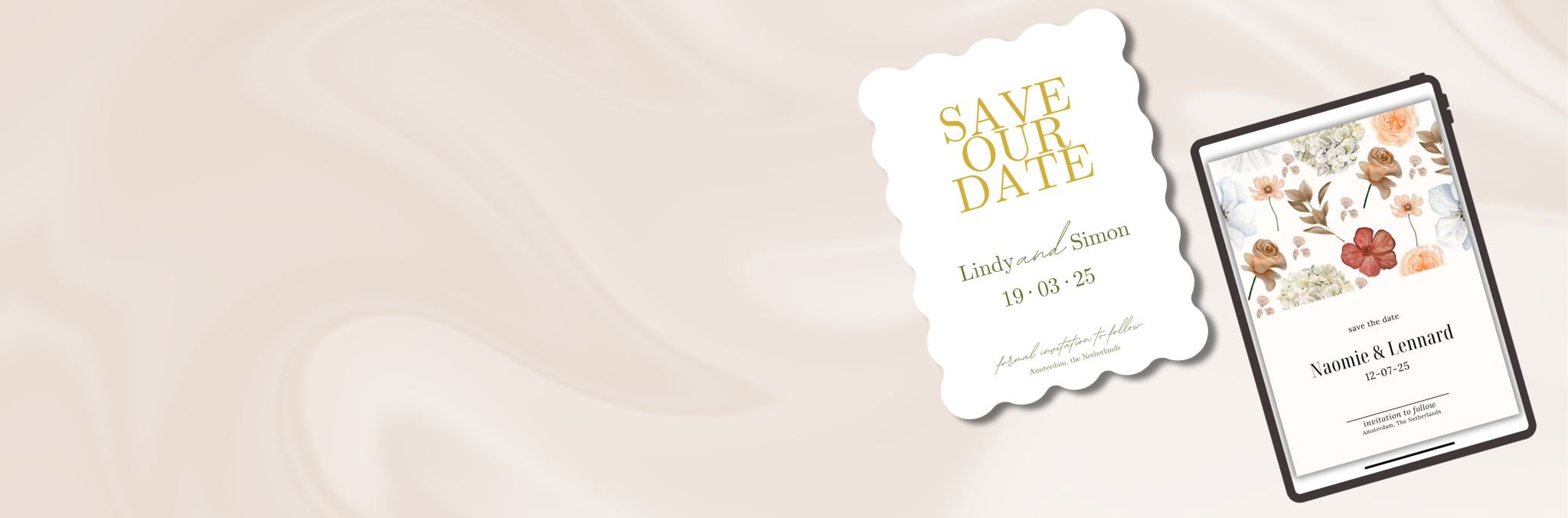 (e)Save the Dates - Studio Kiki Elise