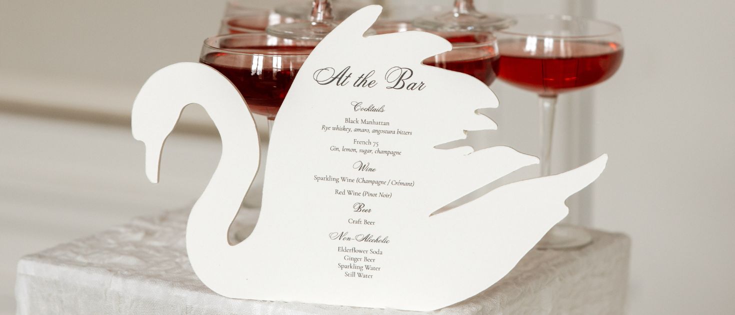 swan bar sign close-up