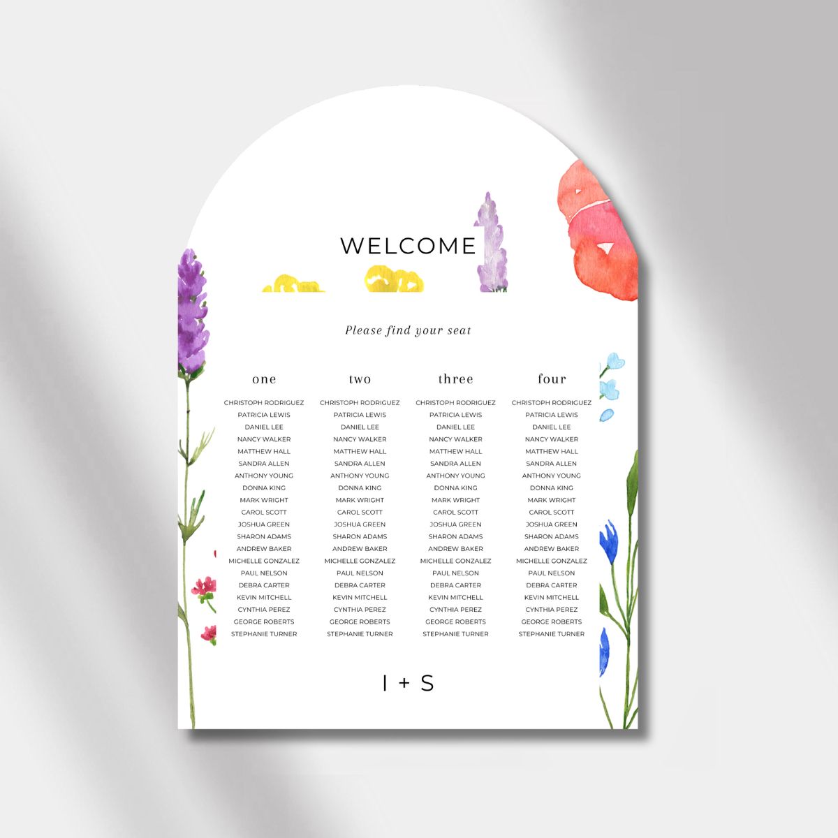 seating chart round poppy bliss
