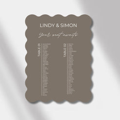 seating chart anthracite scalloped elegance