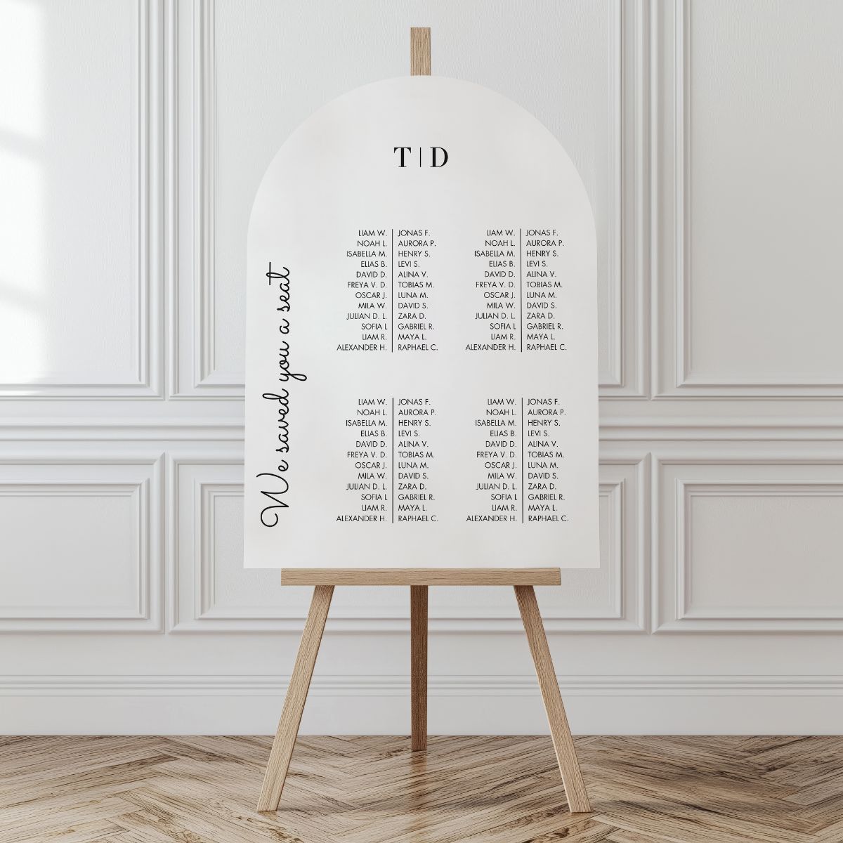 seating chart luminous noir off white design
