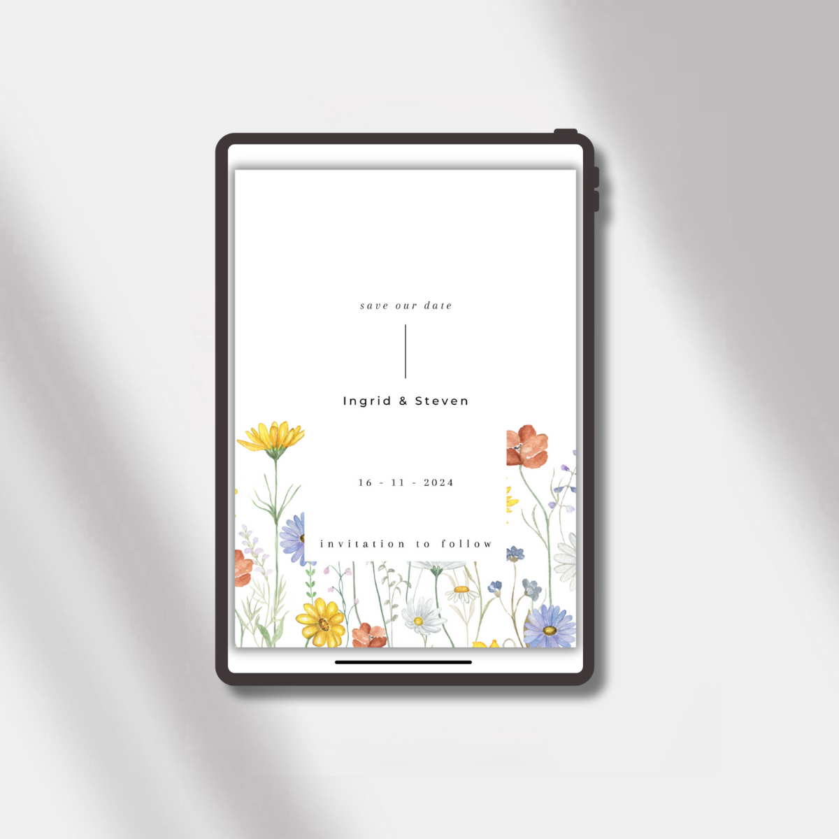 esave the date sunflower harmony