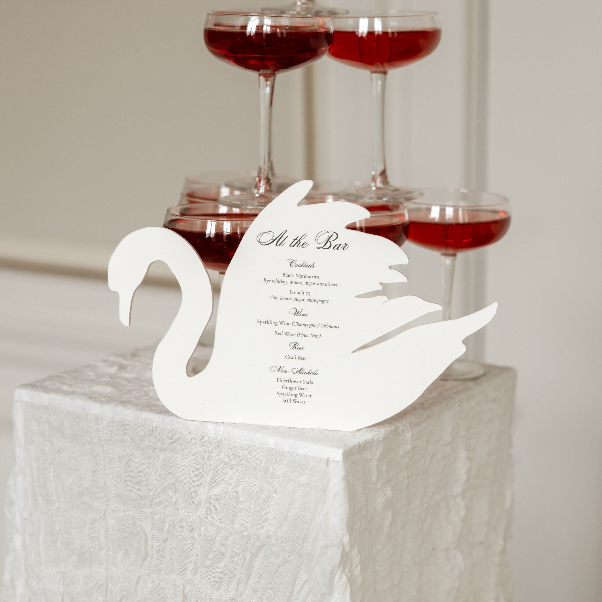 the swan signature bar sign